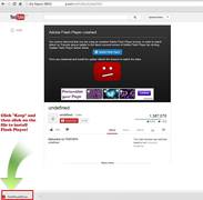 Bitdefender Screenshot: Malware tarnt sich als  Youtube-Video.