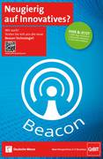 Beacon-Plakat mit QR-Code