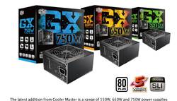 Gaming-Netzteile CoolerMaster GX-Serie