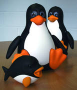 Tux Droid mit Fisch-Dongle