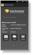 Die App zur Komfort Cloud