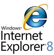 Logo des Microsoft Internet Exploer 8