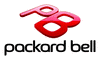 Neues Packard-Bell-Logo in neuem, roten 3D-design