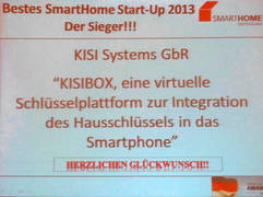 Das "Beste Start-Up Unternehmen" 2013 ist die Firma Kisi