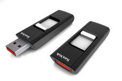 Sandisk Cruzer mit Backup-Button