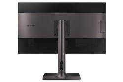 Die Monitore sind hohenverstellbar und neigbar. (Bild: Samsung)