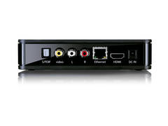 Die Anschlussseite des Sitecom MD 273 Network TV Media Player