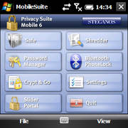 Steganos Mobile Suite 6: QuickStart-Portal