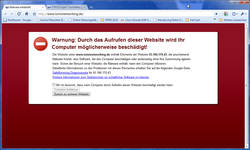 Google-Warn-Hinweis