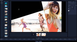 VideoStudio Ultimate 2018 - SplitScreen-Videos auf Basis mitgelieferter oder selbst entwickelter Vorlagen. (Bild: Corel)