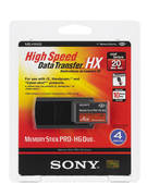 Sony Memory-Stick PRO-HG Duo HX 4 GByte (Packshot)